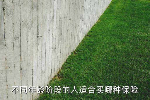 不同年齡階段的人適合買哪種保險(xiǎn)
