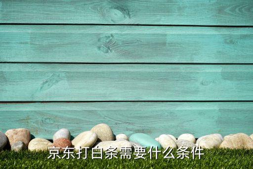 京東白條開通送什么條件，怎么開通京東白條 白條需要什么條件