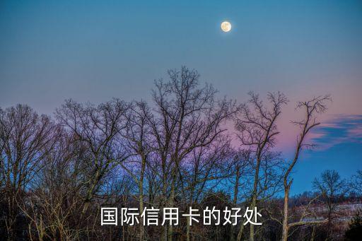 國際信用卡的好處