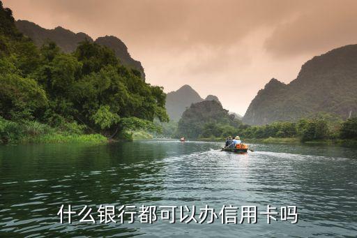 都什么銀行能辦信用卡嗎，都哪些銀行可辦理信用卡
