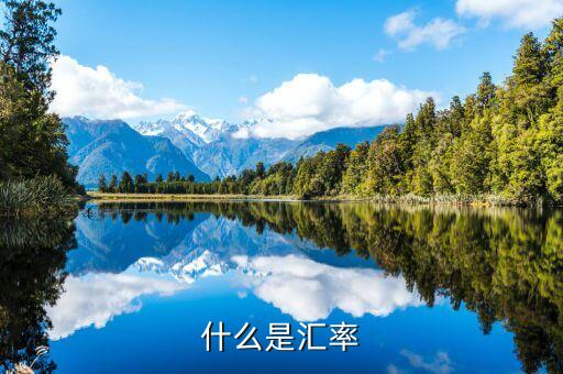 什么是匯率