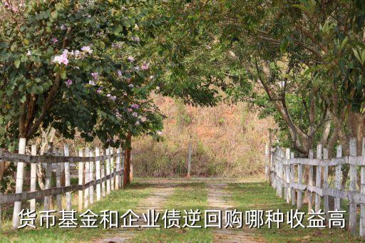 貨幣基金和企業(yè)債逆回購(gòu)哪種收益高