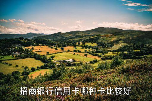 招商銀行信用卡哪種卡比較好