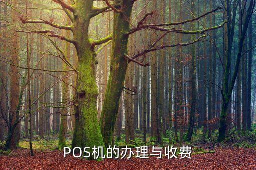 POS機(jī)的辦理與收費(fèi)