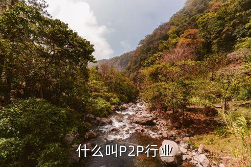 什么叫P2P行業(yè)