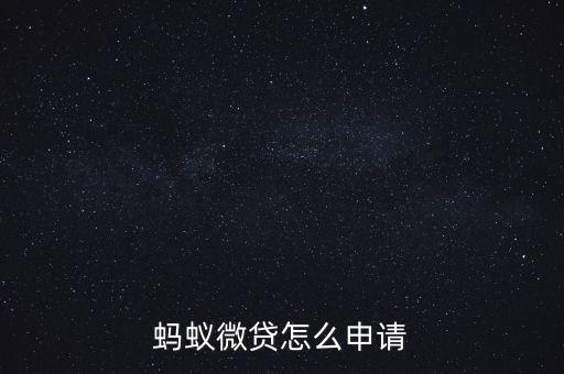 阿里微貸什么時(shí)候上線，螞蟻微貸怎么申請