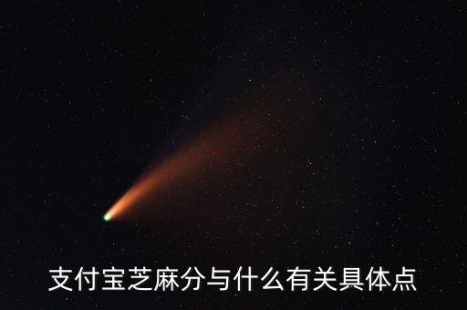 芝麻信用和什么有關(guān)系嗎，支付寶芝麻分與什么有關(guān)具體點