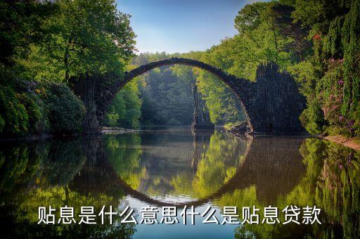 什么是貼息金額，什么叫貼息額