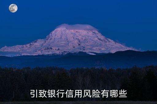 引致銀行信用風(fēng)險(xiǎn)有哪些