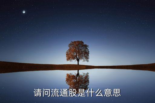 請問流通股是什么意思