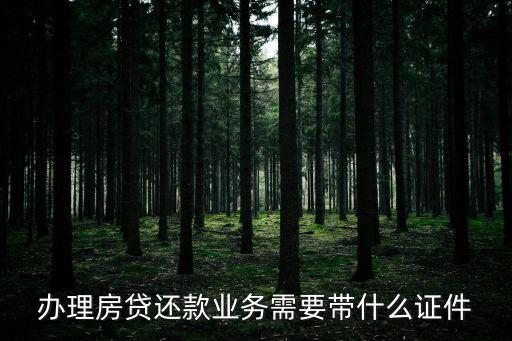 還房貨都需要什么手續(xù)，提前還清房貸需要什么手續(xù)