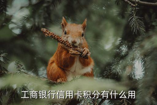 工商銀行信用卡積分有什么用