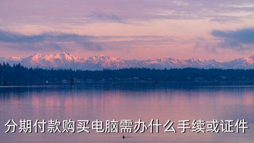 分期付款購(gòu)買(mǎi)電腦需辦什么手續(xù)或證件