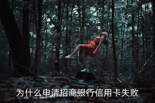 申請招行信用卡被拒是什么原因，招商銀行信用卡申請失敗是什么原因