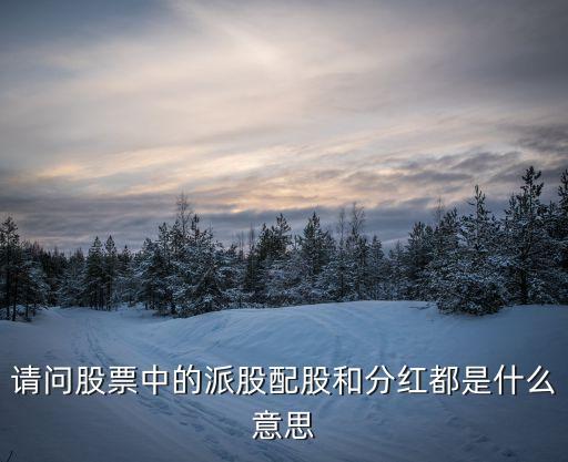 紅股派息與派股有什么區(qū)別，股票的分紅派息與分紅股有什么區(qū)別呢