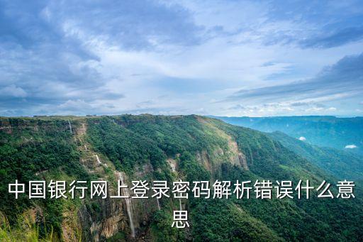 賬號解析失敗是什么意思，解析錯誤是什么意思呀