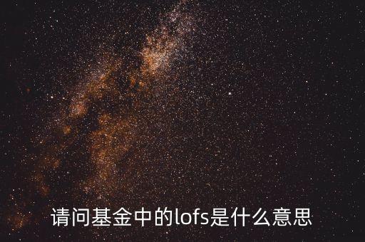 lof是什么意思，etf和lof是什么意思啊