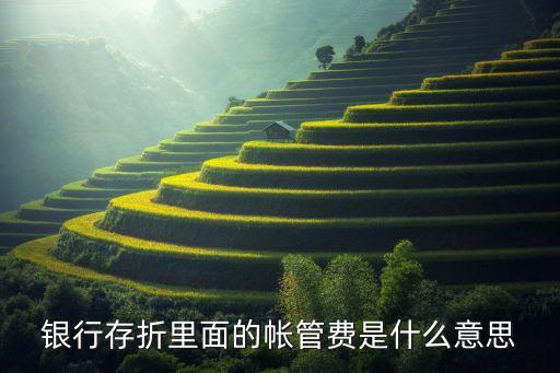 工行賬戶管理費是什么，工商銀行要收賬戶管理費一年多少錢