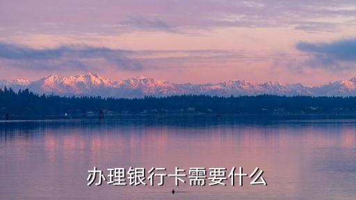 辦銀行卡要拿什么，辦理銀行卡需要什么