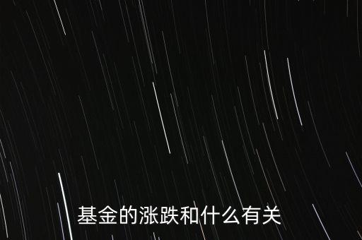 基金的漲跌和什么有關(guān)