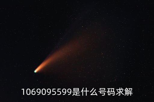 1069095599是什么號(hào)碼求解