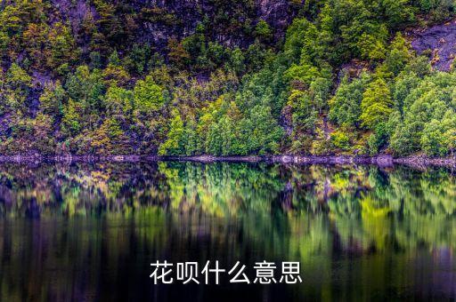 花唄什么意思