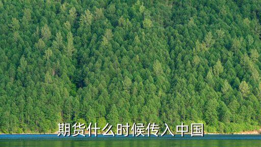 期貨什么時(shí)候傳入中國