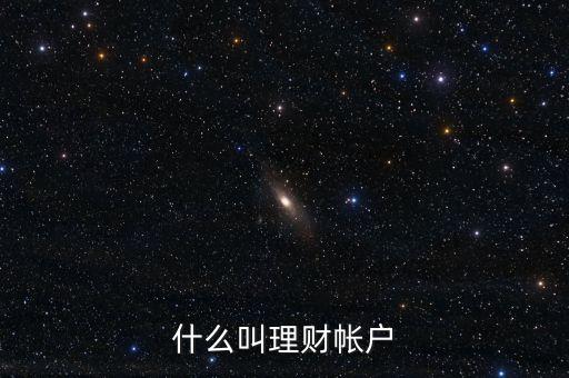 什么叫理財帳戶
