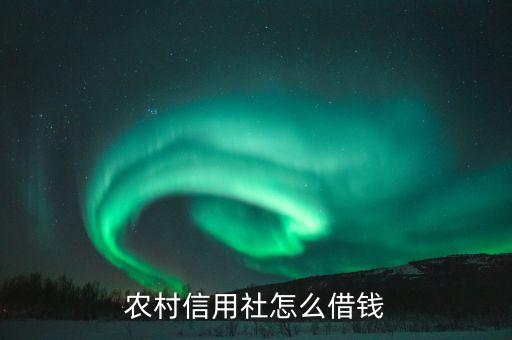 農(nóng)信社貸款產(chǎn)品有什么軟件，在塔河縣農(nóng)村信用放款的是什么軟件