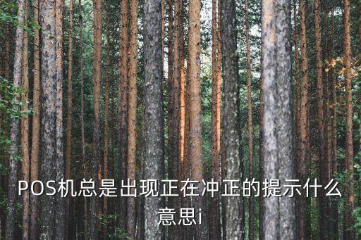 pos消費(fèi)沖正是什么意思，刷卡錢扣了但是收到消費(fèi)沖正是什么意思