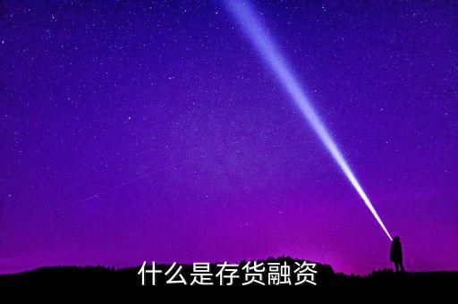 什么是存貨融資，什么是存貨融資