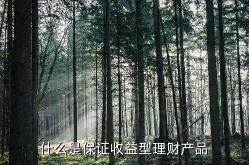 保證金理財(cái)產(chǎn)品是什么，什么是保證收益型理財(cái)產(chǎn)品
