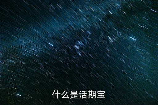 什么是活期寶