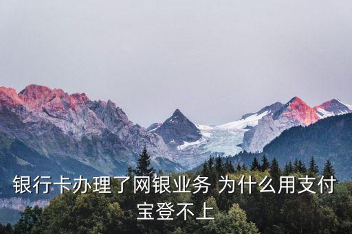 為什么工商銀行登錄不了支付寶，怎么沒法進入工商銀行支付寶