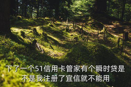 51瞬時貸是什么，51信用卡里面有一個宜信瞬時貸是真的嗎