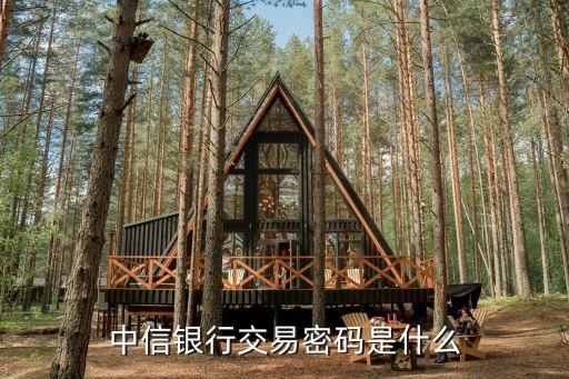 中信銀行交易密碼是什么
