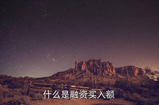 融資買入額什么意思，融資余額什么意思融資買入額是什么意思