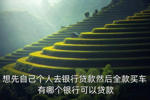 按揭車子需要什么銀行，哪個銀行可以做汽車抵押貸款