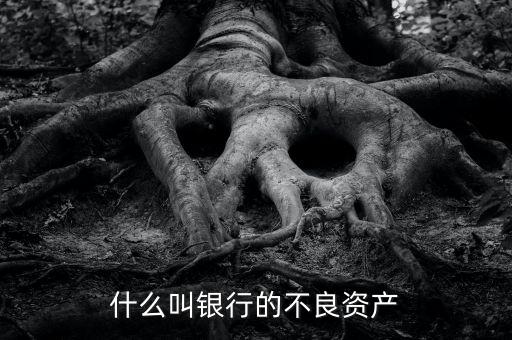 什么叫銀行的不良資產(chǎn)