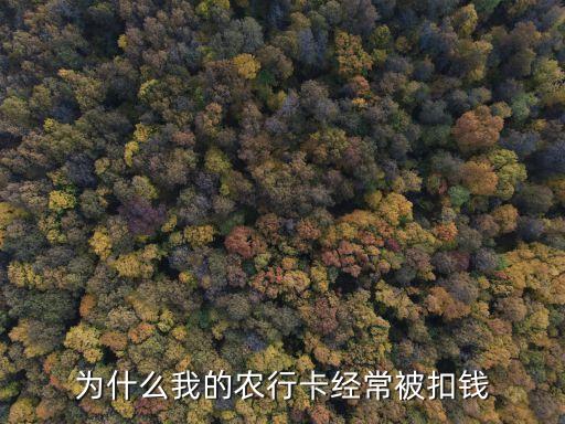 農(nóng)行卡為什么扣錢，搞不懂 農(nóng)業(yè)銀行 為什么扣錢