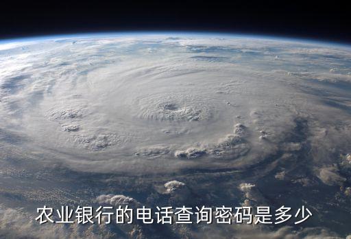 農(nóng)行電話服務(wù)密碼是什么，注冊農(nóng)行電話銀行時電話銀行密碼是指哪個密碼