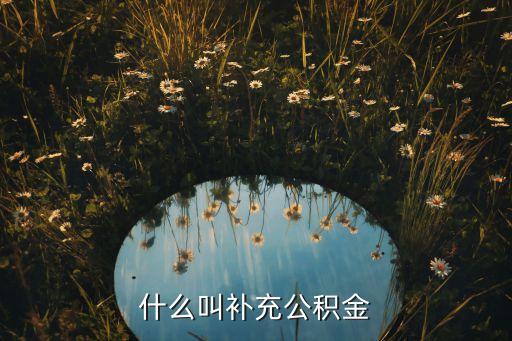 什么是補(bǔ)充公積金，什么叫補(bǔ)充住房公積金