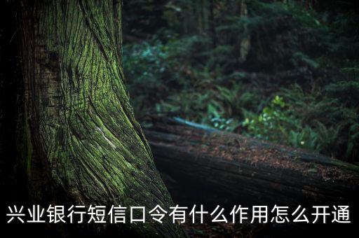 興業(yè)銀行短信口令有什么作用怎么開通