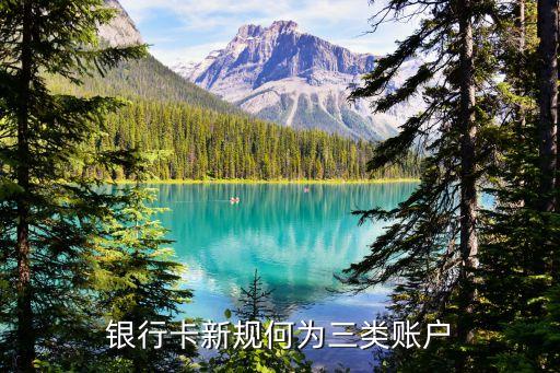 銀行卡新規(guī)何為三類賬戶