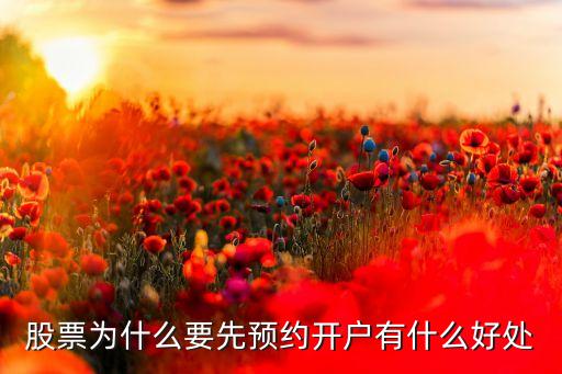 銀行開戶為什么預(yù)約，請問華泰證券網(wǎng)站的開戶預(yù)約是什么意思哦