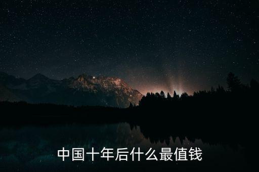 中國十年后什么最值錢