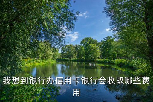 我想到銀行辦信用卡銀行會收取哪些費用