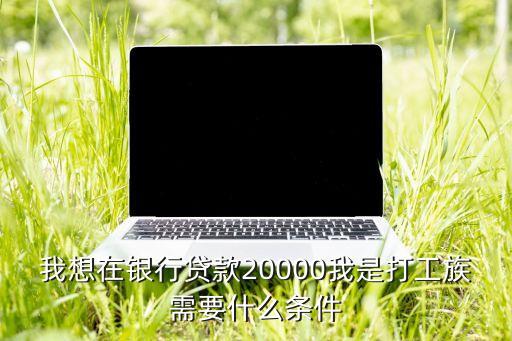 打工貸要什么條件，我想在銀行貸款20000我是打工族需要什么條件