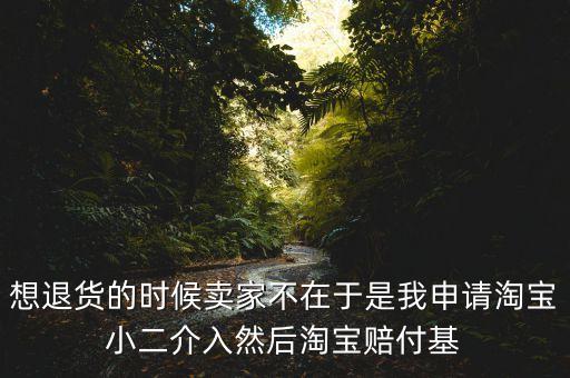 想退貨的時(shí)候賣家不在于是我申請?zhí)詫毿《槿肴缓筇詫氋r付基