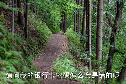 銀行卡可以設什么密碼錯誤，銀行卡應該設置什么密碼不被人盜